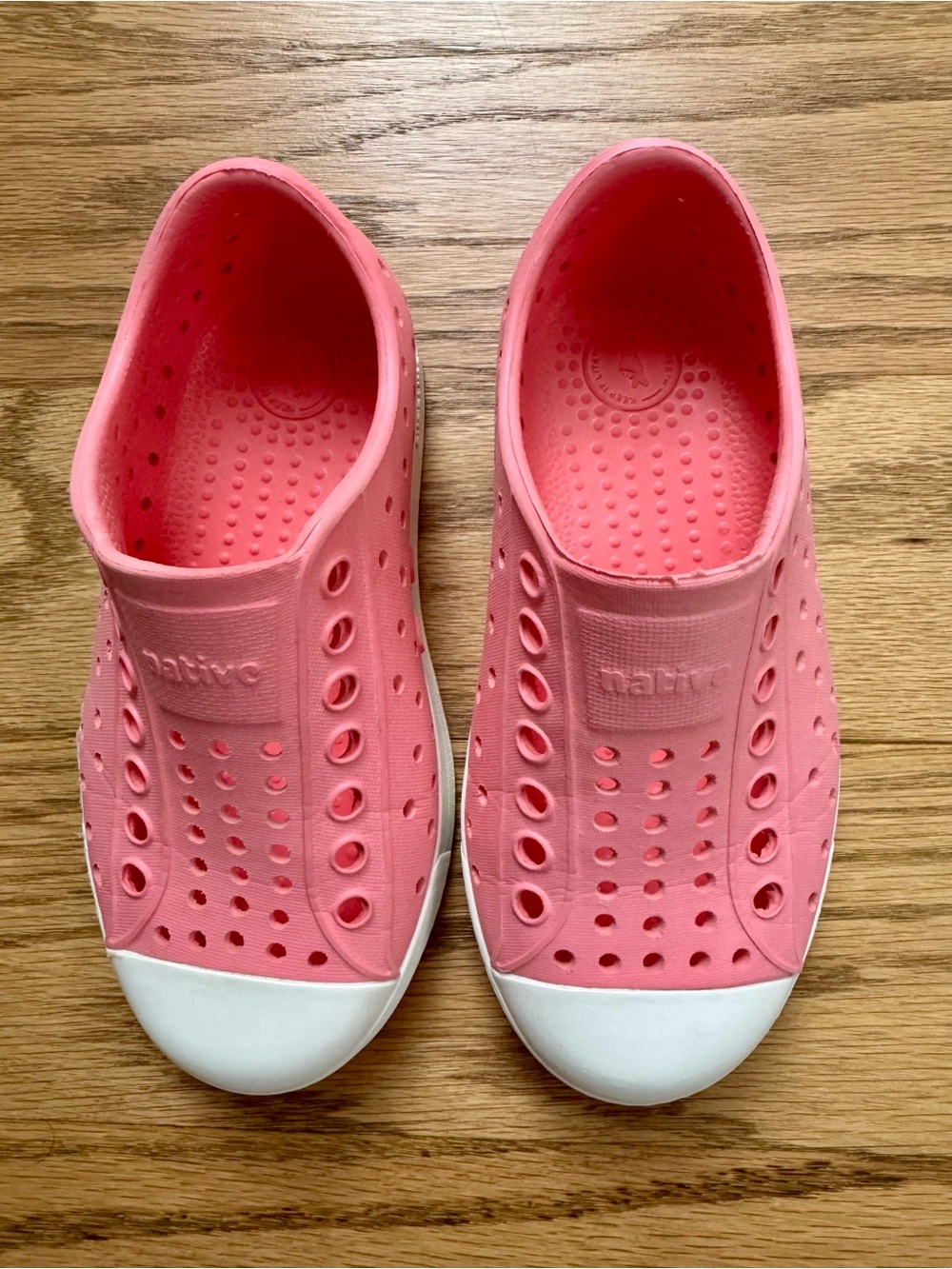 Native shoes toddler 9 pink